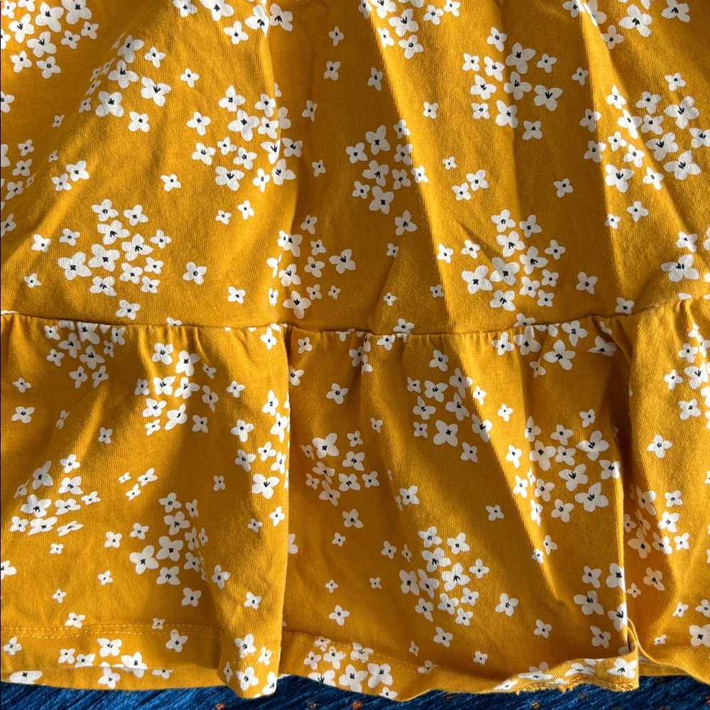 Mini Boden Multicolor Heart & Tea Collection Striped Yellow Floral Dress Bundle - Picture 13 of 14